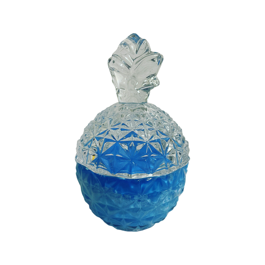 Glass Pineapple Candle